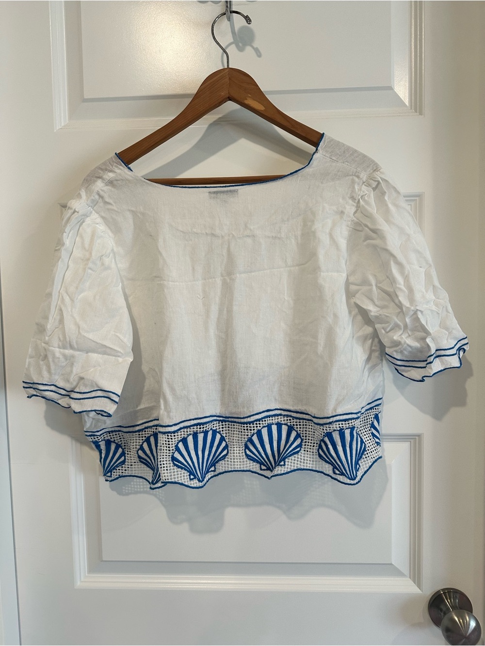 Rails Venice Embroidered Cotton-Linen Top - EUC - Picture 8 of 10